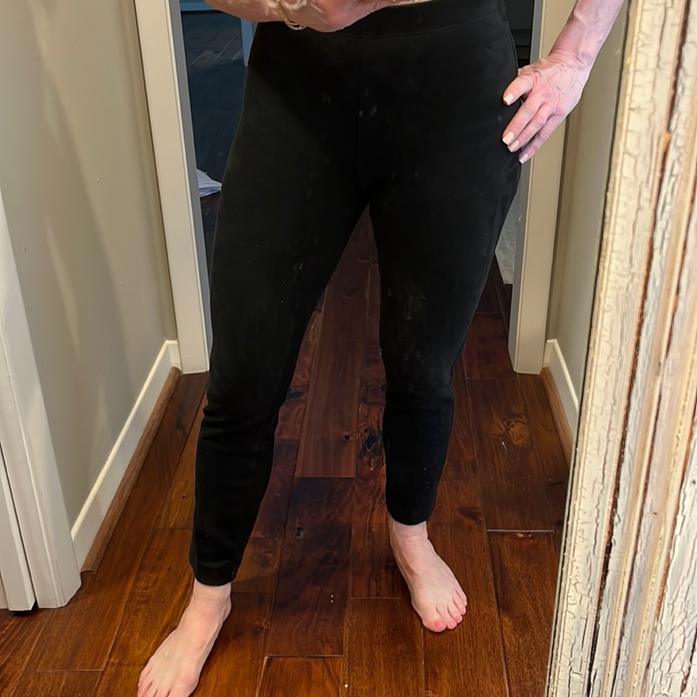 Fifteen Twenty Faux suede pant